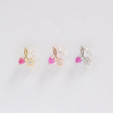 フラワーチェリー(ピアス/ピアッシング) Piercing bling moon